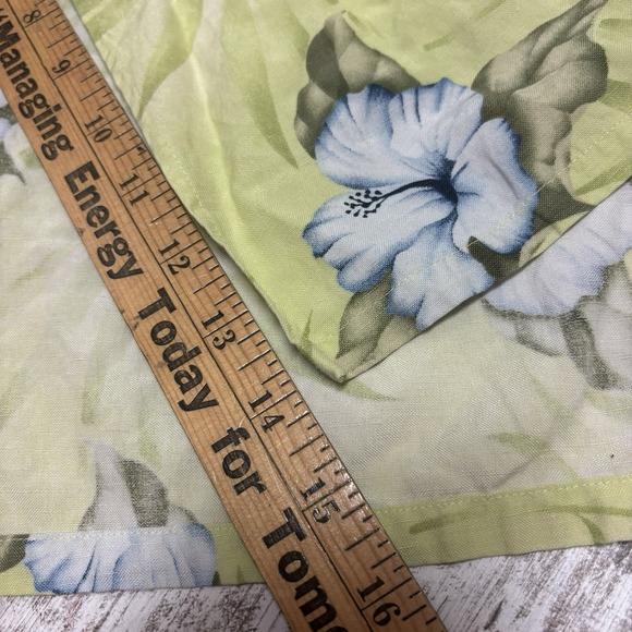 Vintage Tommy Bahama Women's Hawaiian Skirt Silk Linen‎ Blend Tropical Floral 4 - Picture 9 of 9
